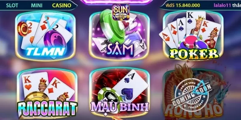 Sun52 33 Sân chơi đánh bài đổi thưởng xanh chín