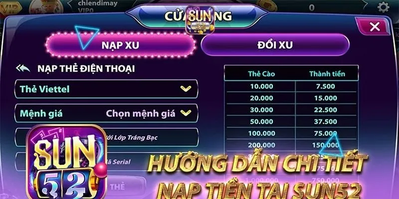 Sun52 31 Nạp rút tiền tại sân chơi đơn giản